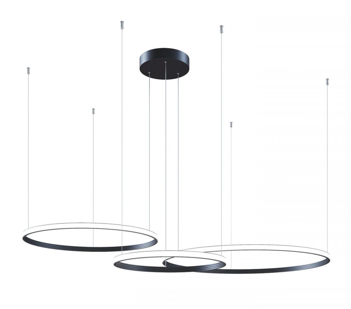 Світильник підвісний KLOODI KD-RG MULTI UP 400/600/800 108W 3К BK, фото 1