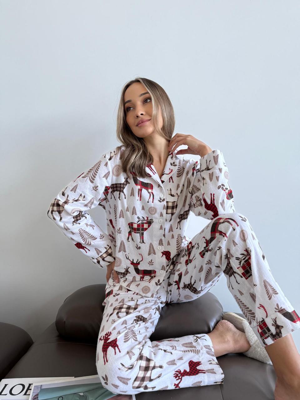 Домашня жіноча піжама COSY "Норді"(сорочка+штани), фото 1