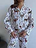 Домашня жіноча піжама COSY "Норді"(сорочка+штани), фото 5