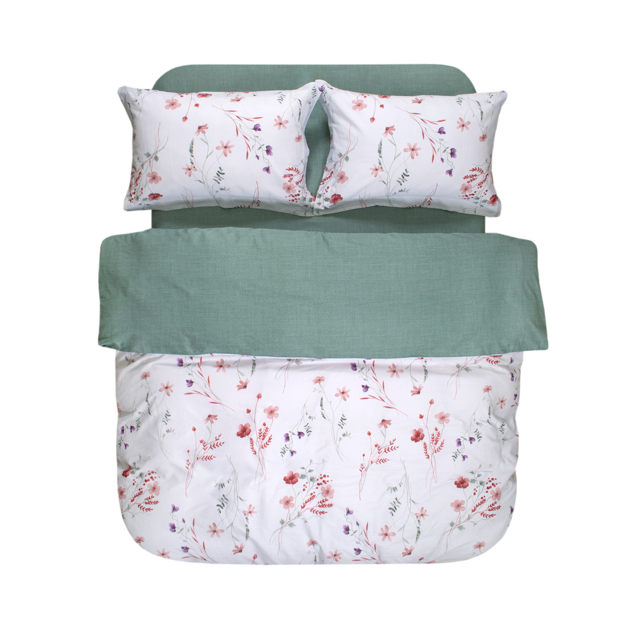 Постільна білизна сатин Lotus Home - Umana євро, фото 1