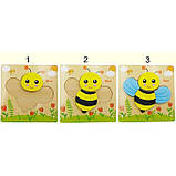 Розвиваючий міні пазл Бжілка від Obetty, фото 2