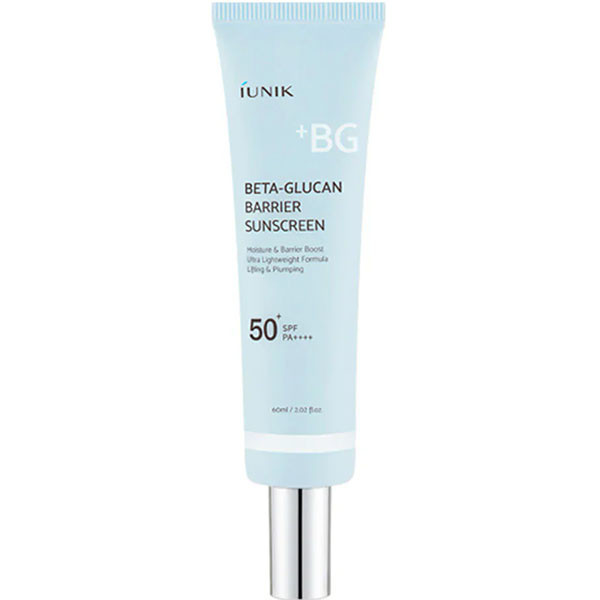 Сонцезахисний крем на основі хімічних фільтрів IUNIK Beta Glucan Barrier Sunscreen 60ml, фото 1