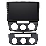 Al Штатна магнітола для Volkswagen Jetta 5 2005-2011 екран 10" 6/128Gb 4G Wi-Fi GPS Top Android, фото 3