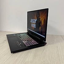 Б/в Ігровий ноутбук Acer Nitro 5 AN517-55 17.3" 1920x1080| i5-12500H| 8GB RAM| 512GB SSD NVMe| RTX 3050 4GB, фото 4