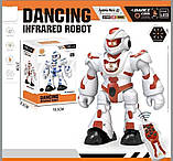 Радіокерований дитячий робот 606-3 інтерактивна іграшка з музичними та танцювальними можливостями Червоний, фото 5