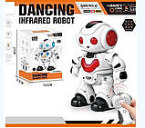 Радіокерований дитячий робот 606-2 інтерактивна іграшка з музичними та танцювальними можливостями Білий, фото 2