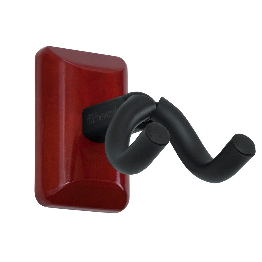 Настінне кріплення для укулеле/мандоліни GATOR FRAMEWORKS GFW-UKE-HNGRCHR WALL MOUNT UKULELE/MANDOLIN HANGER (CHERRY), фото 1