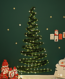 Альтернативна новорічна настінна ялинка-конструктор з підсвіткою MiracleTree Warm White, фото 2