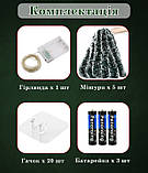 Альтернативна новорічна настінна ялинка-конструктор з підсвіткою MiracleTree Warm White, фото 3