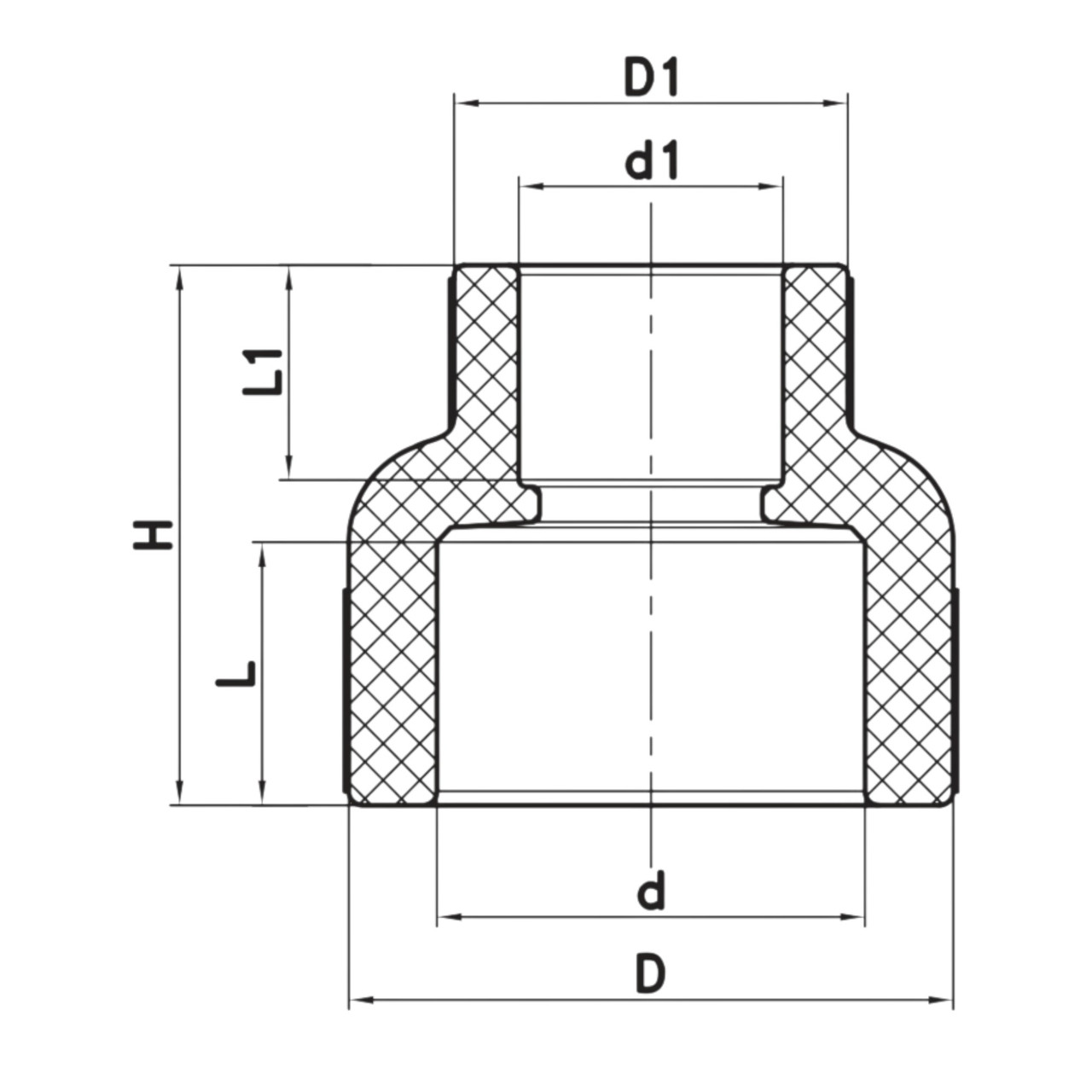Муфта редукційна KR