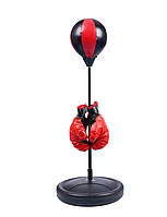 Дитячий боксерський набір Cong Conjunto Boxeo Boxing Framer Чорно-червоний (hub_0lqgcs)