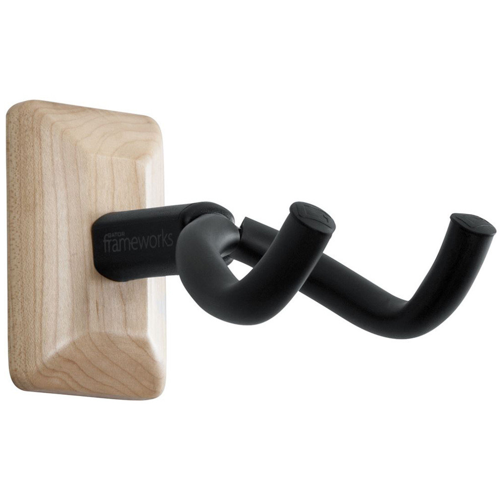 Настінне кріплення для гітари GATOR FRAMEWORKS GFW-GTR-HNGRMPL MAPLE WALL MOUNT GUITAR HANGER, фото 1