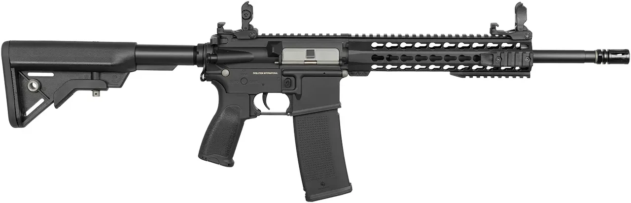 Гвинтівка страйкбольна Evolution Recon Superlite 14.5" Carbontech AEG (Black) кал. 6 мм, фото 1