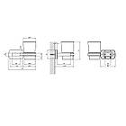 Стакан з тримачем для ванної кімнати Kroner KRP Graz — GRP95602, фото 2