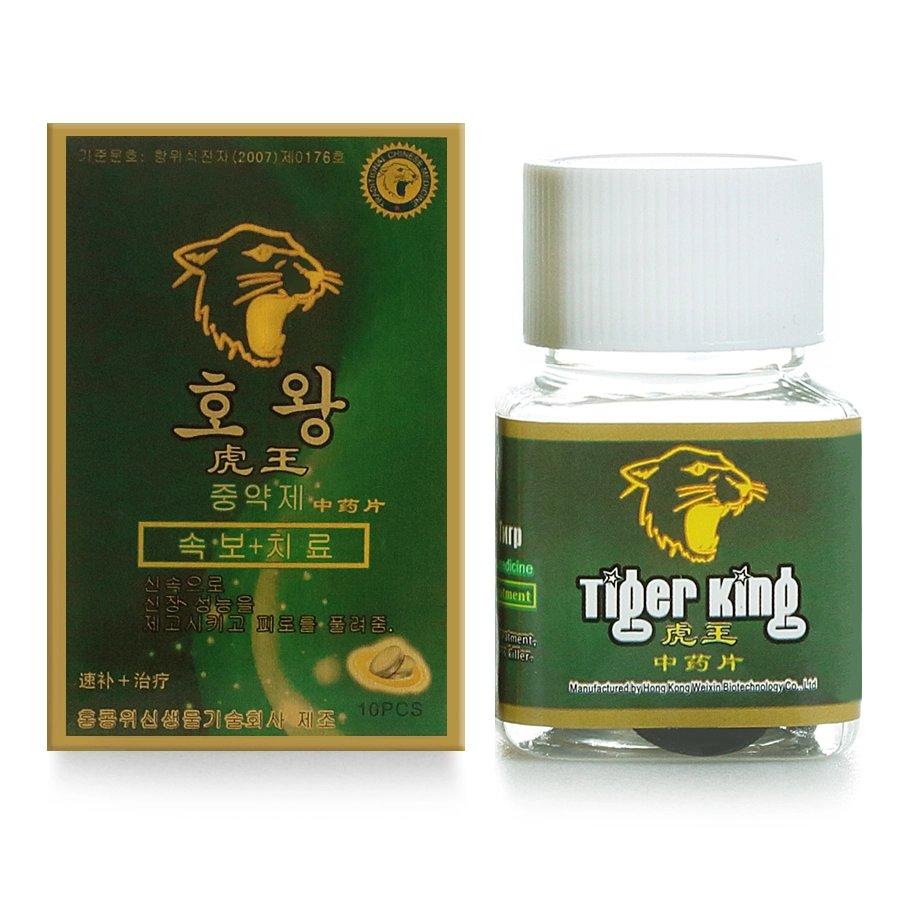 Таблетки збудливі Tiger King для чоловіків, 10 шт., фото 1