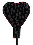 Стек сердечко двостороннє Bad Kitty Minigerte Herz, чорний, фото 6