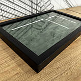 Рамка для медалей і військових нагород 28х44 см — мемобокс — дерев'яна рамка для нагород, фото 5