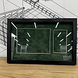 Рамка для медалей і військових нагород 28х44 см — мемобокс — дерев'яна рамка для нагород, фото 4