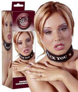 Нашийник Fuck you, Naughty Fetish