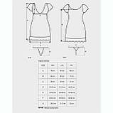 Еротична чорна сорочки з мереживом, S/M, фото 4