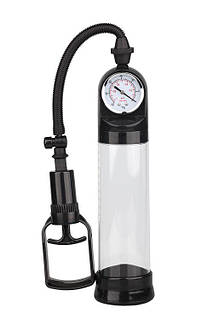 Вакуумна помпа Dream Toys з манометром, прозора, 20 х 3 см