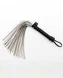 Флоггер Fifty Shades of Grey чорно-сірий, 38 см, фото 3