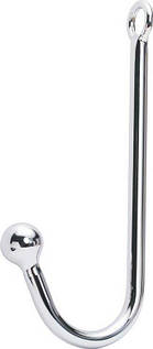 Анальний гак з однією кулькою Sinner Gear Unbendable сріблястий