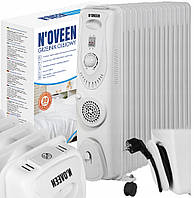 Оливний нагрівач радіатор Noveen 2500 Вт + 400 Вт Турбо