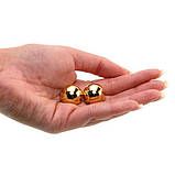 Кульки вагінальні метал золото Fetish, фото 3