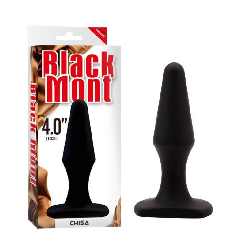 Анальний корок M Chisa Black Mont, чорний, 10.5 х 2.7 см, фото 1