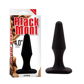Анальний корок M Chisa Black Mont, чорний, 10.5 х 2.7 см