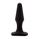 Анальний корок M Chisa Black Mont, чорний, 10.5 х 2.7 см, фото 2