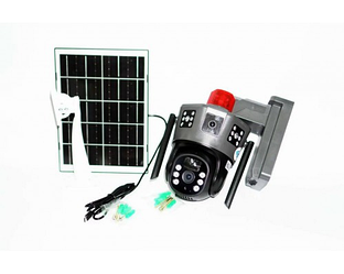 Вулична камера відеоспостереження із сонячною панеллю TP-18 4G