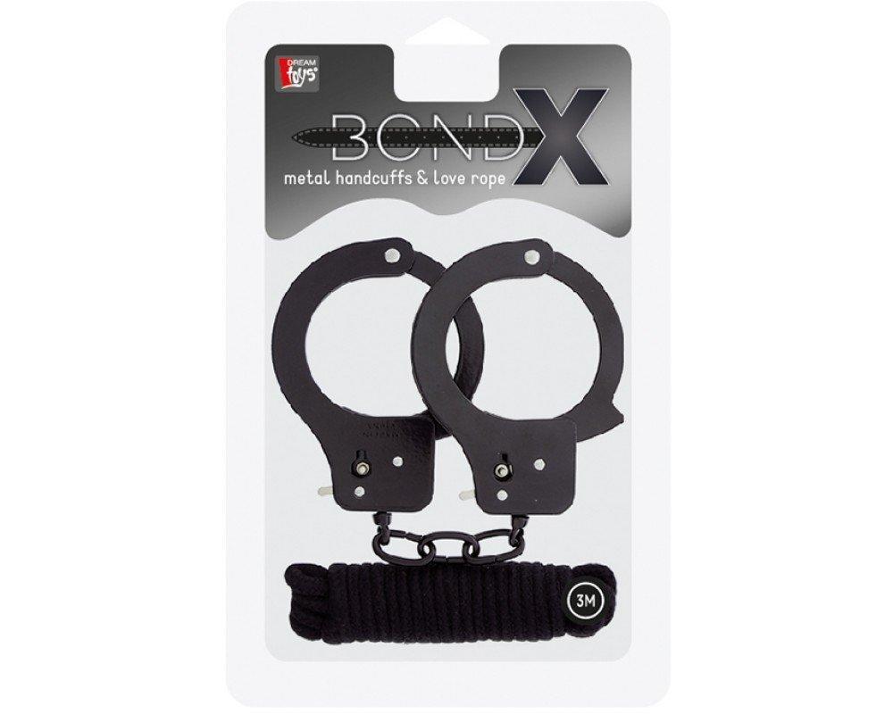 Набір наручники та бондаж BONDX Metal Cuffs, фото 1