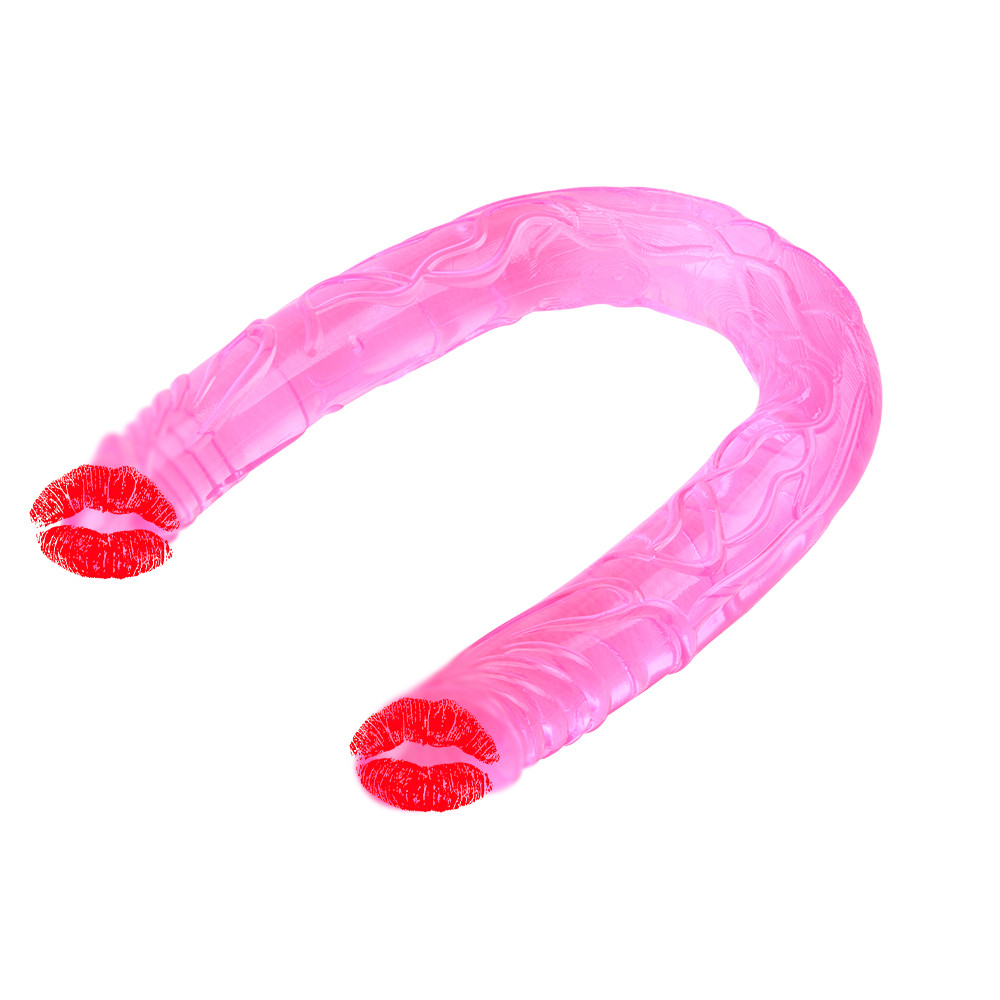 Фалоїмітатор подвійний (двоголовий), гнучкий, фото 1