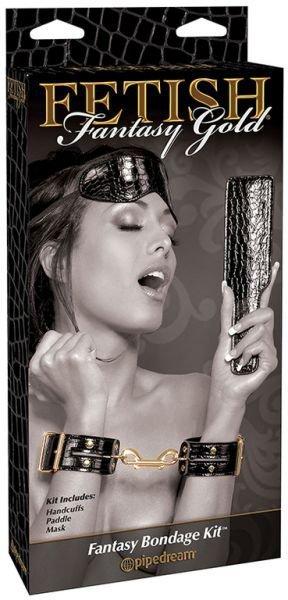 Бондажний набір Pipedream Fetish Fantasy, чорний, 3 предмети, фото 1