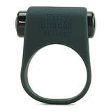 Ерекційне віброкольцо Fifty Shades of Grey синє, 3,8 см, фото 2