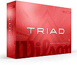 М'ячі для гольфу Wilson TRIAD 12 шт, білі, фото 2