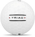 М'ячі для гольфу Wilson TRIAD 12 шт, білі, фото 5