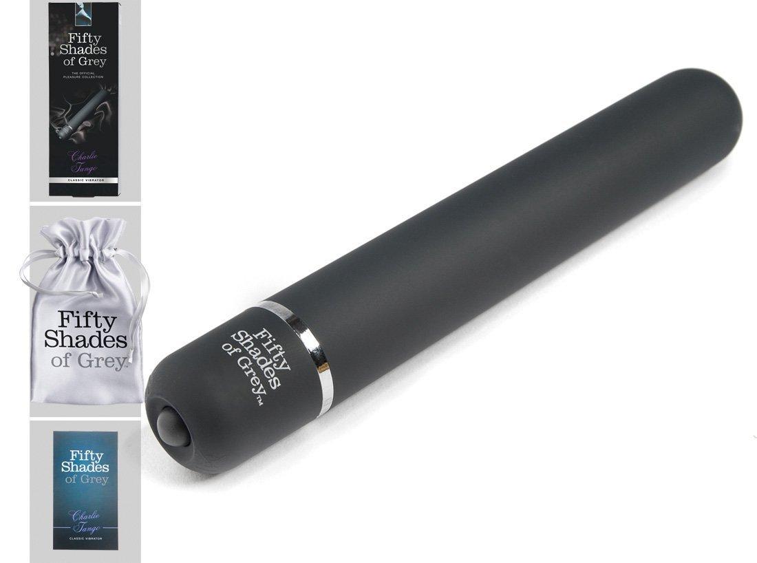 Вібратор Fifty Shades of Grey чорний, 18 х 2.8 см, фото 1