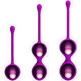 Вагінальні кульки Baile, фіолетові, фото 3