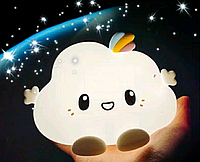 Дитячий Світильник Акумуляторний Нічник Бездротовий Силіконовий Хмарко