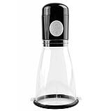 Вакуумна помпа для грудей Pipedream Fetish Fantasy автоматична, прозора, 23.5 х 11 см, фото 3