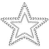 Прикраса для грудей зі стразами MIMI від Bijoux Indiscrets, у формі зірочок, фото 2