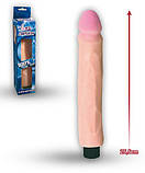 Реалістичний вібратор 24 см, діаметр — 4, фото 9