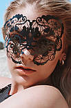 Самоклейна вінілова маска Anna Bijoux Indiscrets, чорна, One Size, фото 4