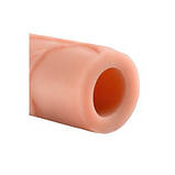 Насадка подовжувальна Pipedream реалістична, бежева, 19 х 4.4 см, фото 3