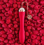 Вібратор Versailles ZALO Marie, червоний, фото 7
