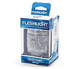 Мастурбатор хай-тек Fleshlight Quickshot, рельєфний, кібершкіра, прозорий, 11 х 7 см, фото 2