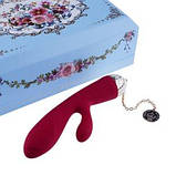 Вібратор вагінально-кліторальний Versailles ZALO Rosalie, червоний, фото 6